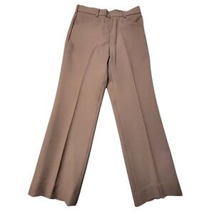 VTG EUC Levi's Menswear Action Slacks Mens 27x26 Brown Classic Fit Dress Pants